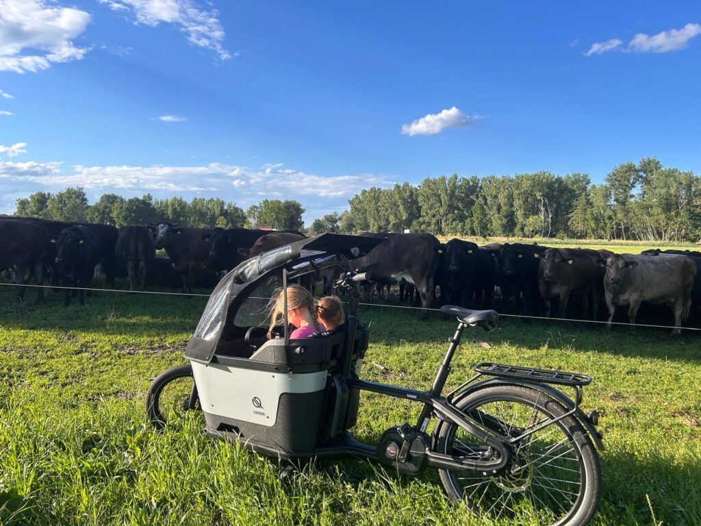 Ausflug mit dem Carqon-Lastenrad durch das Ruppiner Seenland