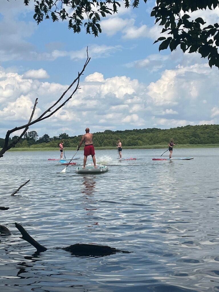 Stand-up-Paddling im Ruppiner Seenland